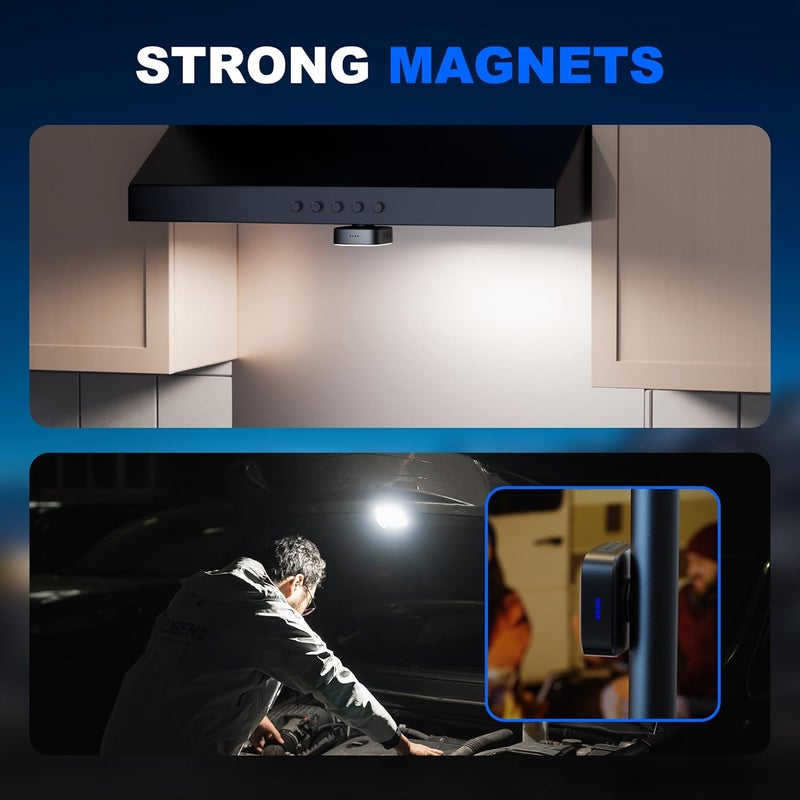 WUBEN F5 Rechargeable LED Camping Lantern – 500 Lumens, 5200mAh Battery, 3 Color Temperatures, Magnetic & Hook Light, IP64 Waterproof for Camping, Emergency, Home & Car (Green) - Image 5